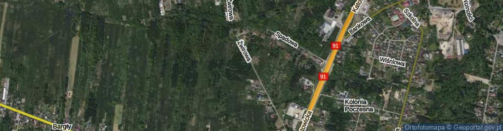 Zdjęcie satelitarne Żwirowa ul.